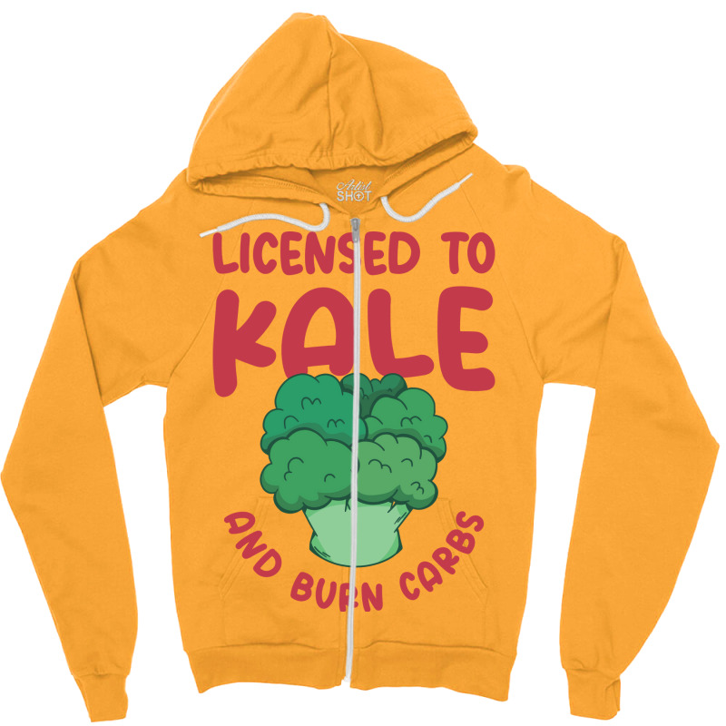 Keto Diet Nutritionist Kale Keto Food Vegetable Hu Zipper Hoodie by woelkelytjeb | Artistshot