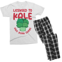 Keto Diet Nutritionist Kale Keto Food Vegetable Hu Men's T-shirt Pajama Set | Artistshot