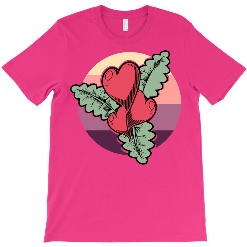 Hearts Flower Vintage T-shirt | Artistshot