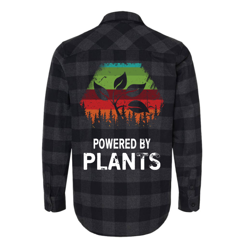 Powered By Plants 80s Flannel Shirt by djonmogaumet1 | Artistshot