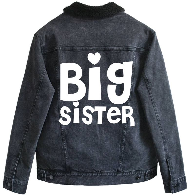 Big Sister Gifts Unisex Sherpa-lined Denim Jacket | Artistshot