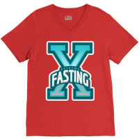 Extreme Fasting Omad Diet Blue V-neck Tee | Artistshot