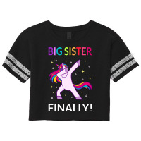 Big Sister Finally I Scorecard Crop Tee | Artistshot