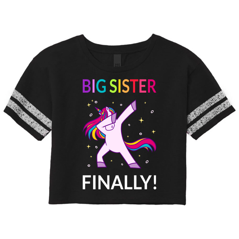 Big Sister Finally I Scorecard Crop Tee by cottaguricsl | Artistshot