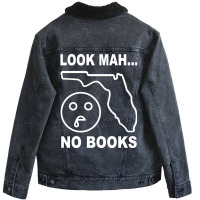 Stop The Florida Book Ban Unisex Sherpa-lined Denim Jacket | Artistshot