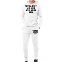 Funny Dad Father's Day With A Body Like Mine Who N Hoodie & Jogger Set | Artistshot