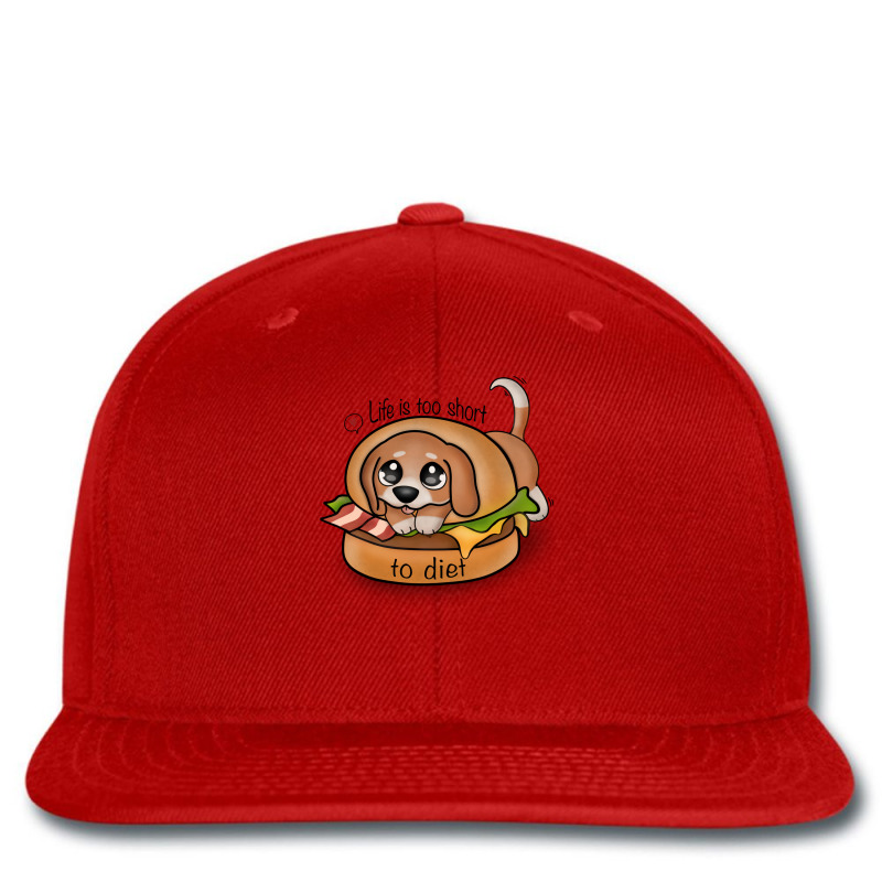 Life Is Too Short To Diet Beagle Funny Printed Hat | Artistshot