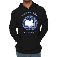 Reading Is My Therapy 14 Lightweight Hoodie | Artistshot