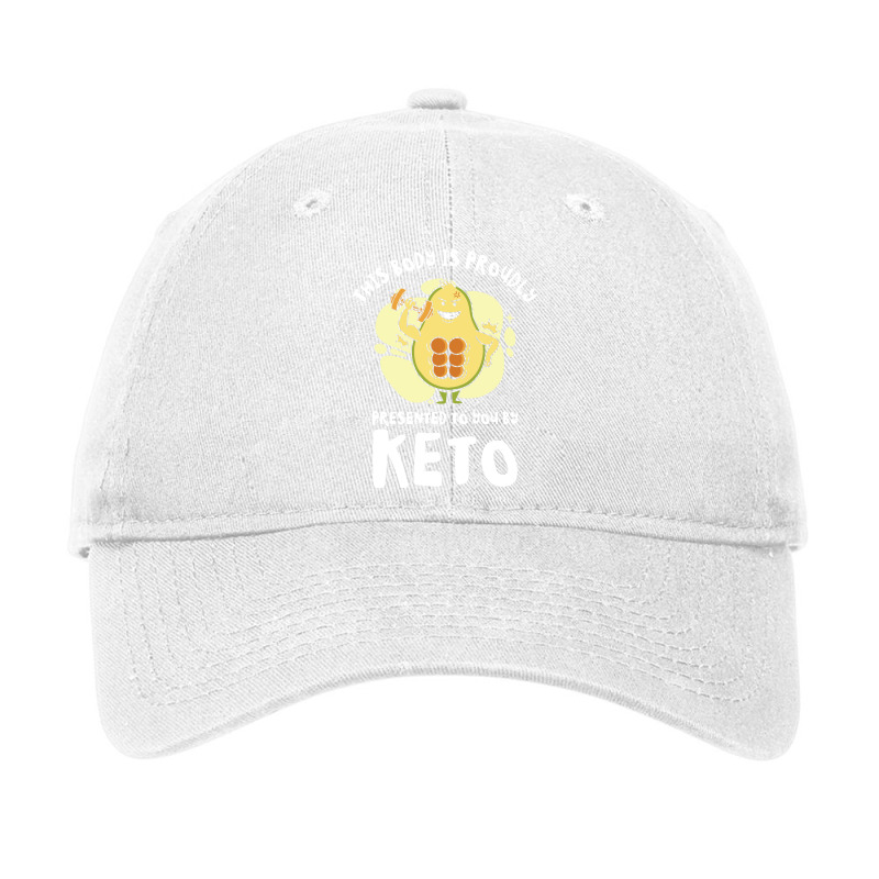 Keto Diet Workout Nutritionist Avocado Fruit Dieti Adjustable Cap by lahwalugaas5 | Artistshot