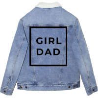 Girl Dad Unisex Sherpa-lined Denim Jacket | Artistshot