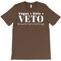 Vegan Keto Veto Aesthetic T-shirt | Artistshot