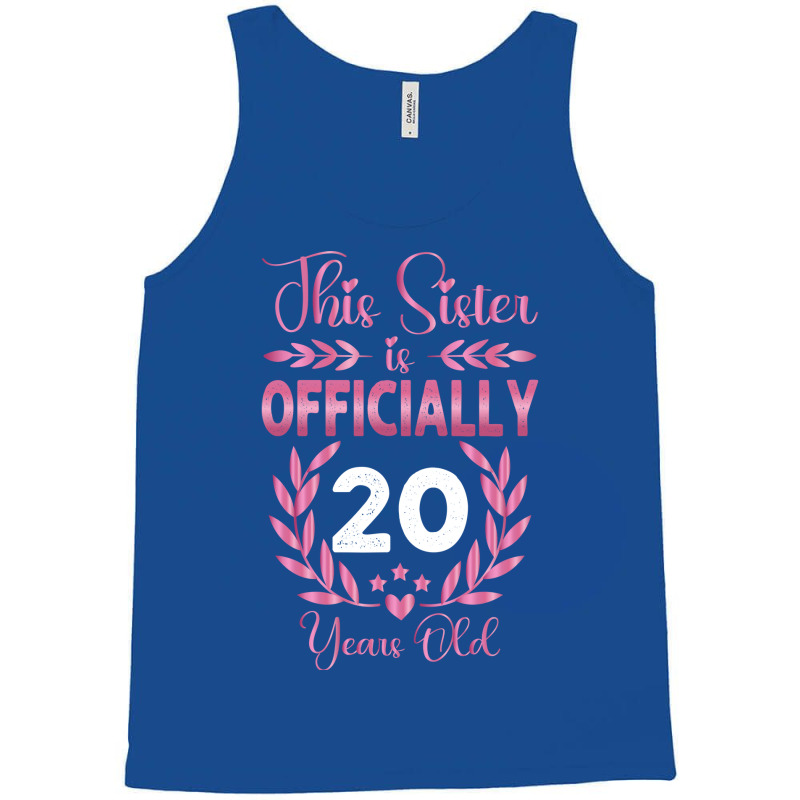 20th Birthday Gift For Sister 20 Years Old Tank Top | Artistshot