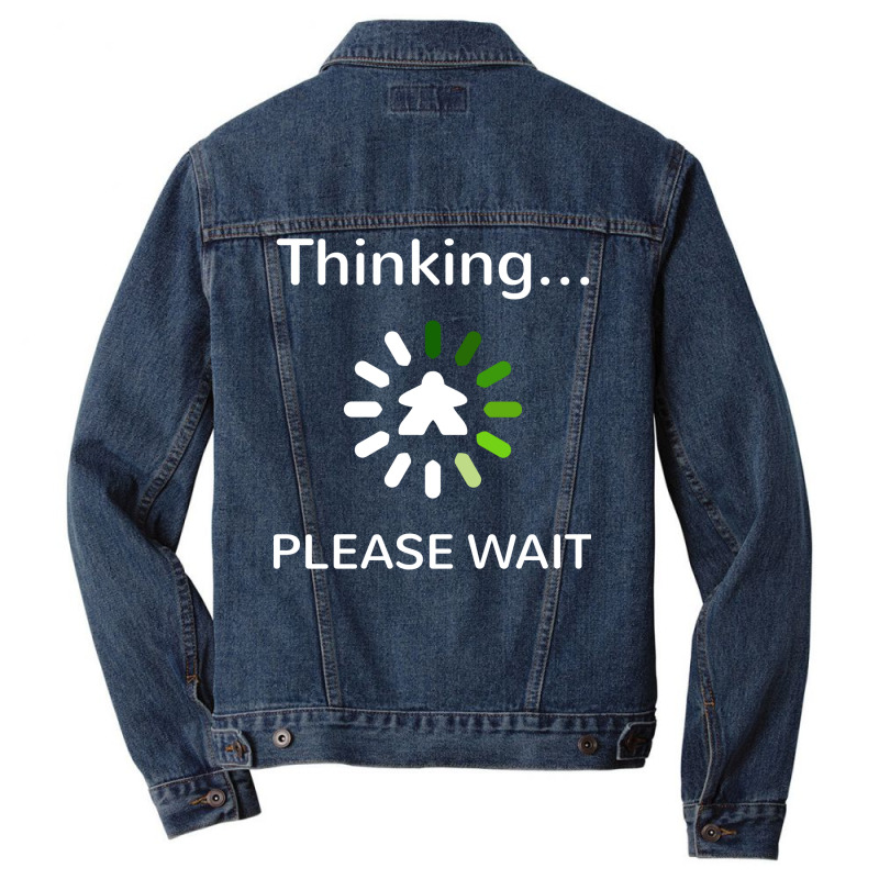 Analysis Paralysis Green Meeple Board Game Funny Men Denim Jacket by velciumagalej | Artistshot