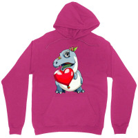 I Steal Hearts Valentines Day Trex Dinosaur Unisex Hoodie | Artistshot