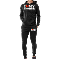 I Love My Brother Gifts For Sister Hoodie & Jogger Set | Artistshot