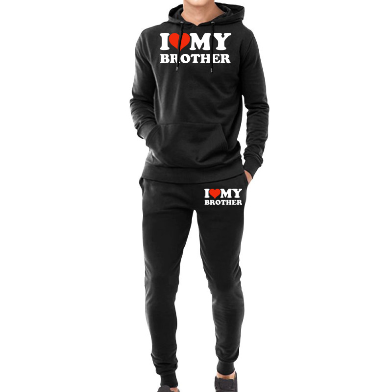 I Love My Brother Gifts For Sister Hoodie & Jogger Set | Artistshot