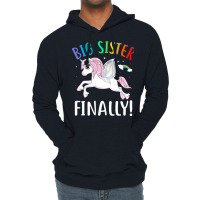 Im Going To Be A Big Sister Unicorn Lightweight Hoodie | Artistshot