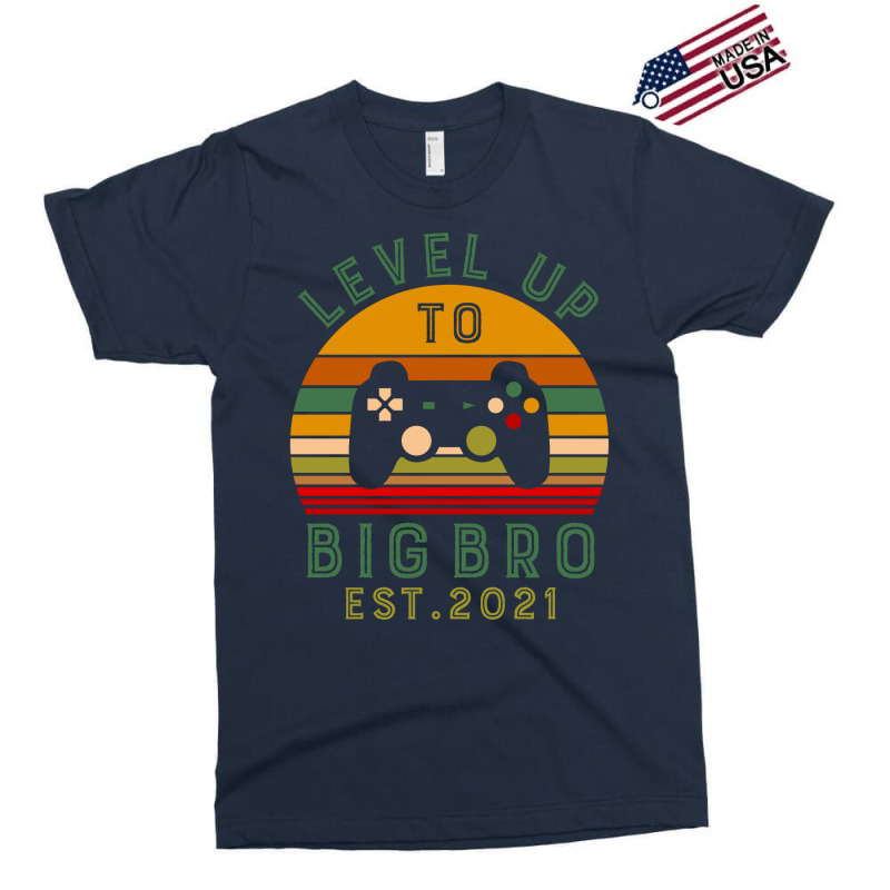 Leveled Up To Big Bro Est 2021 Promoted To Big Bro Exclusive T-shirt | Artistshot