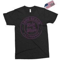 Long Beach California Ride The Wave Badge Tumblr Exclusive T-shirt | Artistshot