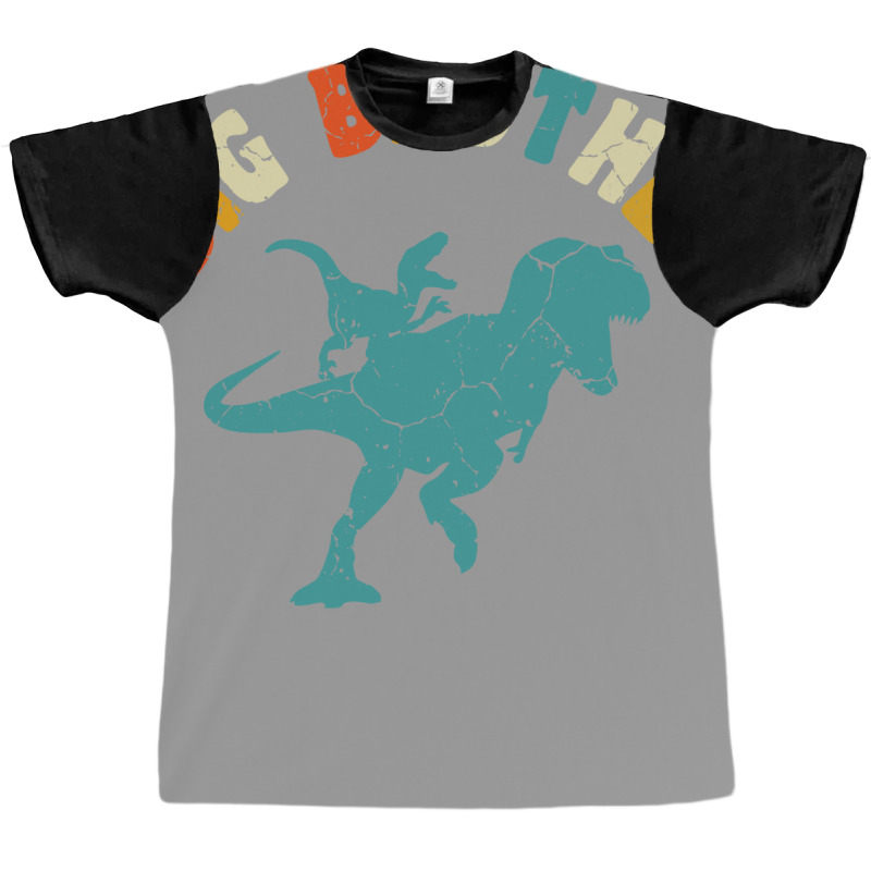 Promoted To Big Brother Dinosaur Gift Big Bro Graphic T-shirt | Artistshot