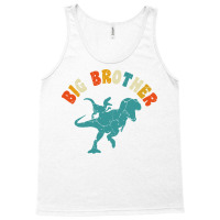 Promoted To Big Brother Dinosaur Gift Big Bro Tank Top | Artistshot