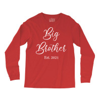 Promoted To Big Brother Est 2021 5 Long Sleeve Shirts | Artistshot