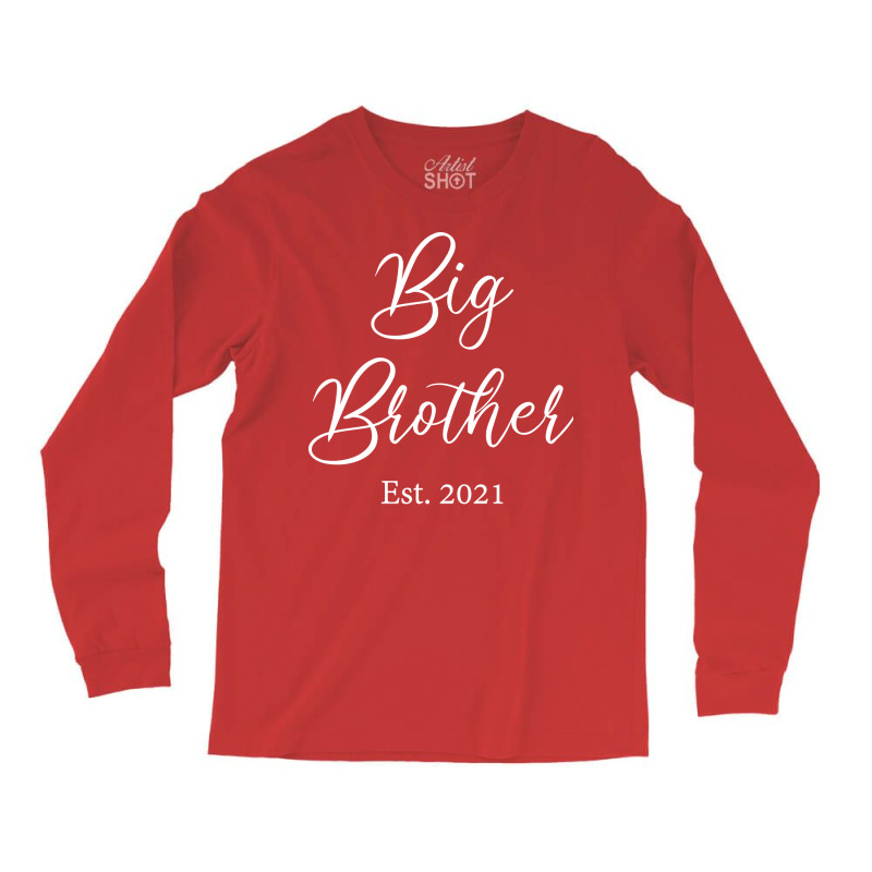 Promoted To Big Brother Est 2021 5 Long Sleeve Shirts by palokalgeau | Artistshot