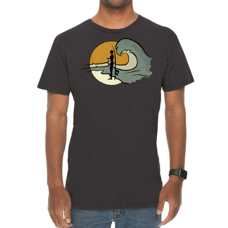 Sea Surf Front And Back Print Hippie Vintage T-shirt | Artistshot