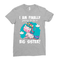 Im Finally Going To Be A Big Sister Announcement 2 Ladies Fitted T-shirt | Artistshot