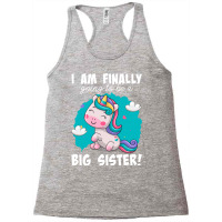 Im Finally Going To Be A Big Sister Announcement 2 Racerback Tank | Artistshot