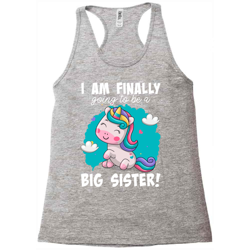 Im Finally Going To Be A Big Sister Announcement 2 Racerback Tank by bakieedug | Artistshot