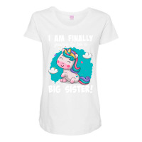 Im Finally Going To Be A Big Sister Announcement 2 Maternity Scoop Neck T-shirt | Artistshot