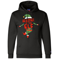 Cute Im The Big Brother Elf Christmas Gift Champion Hoodie | Artistshot