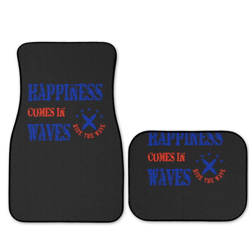 Surfer Wave Rider Stars Music Full Set Car Mats | Artistshot