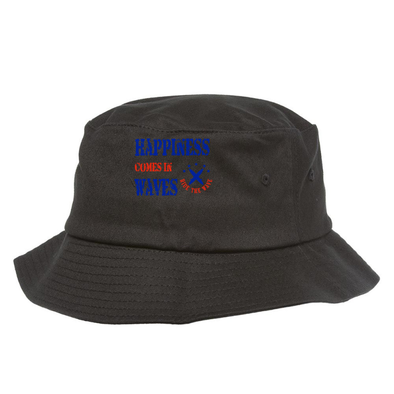 Surfer Wave Rider Stars Music Bucket Hat | Artistshot