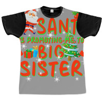 Promoted To Big Sister Christmas Graphic T-shirt | Artistshot