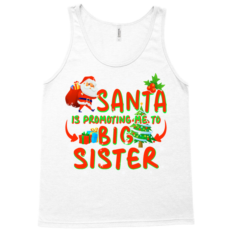 Promoted To Big Sister Christmas Tank Top by itanivampap | Artistshot