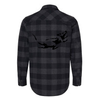 Banksy Rat Running In A Clock Flannel Shirt | Artistshot