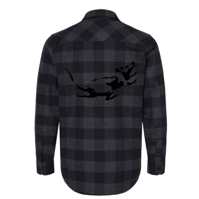 Banksy Rat Running In A Clock Flannel Shirt by embarigosineg | Artistshot