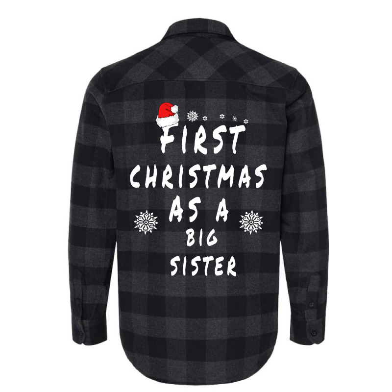 First Christmas As A Big Sister Future Sister Xmas Flannel Shirt by dorotaduriimj | Artistshot