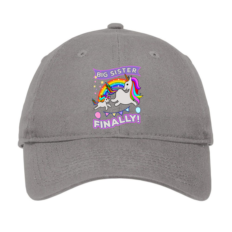 Big Sister Finally Unicorn Adjustable Cap by hacongurel | Artistshot