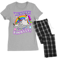 Big Sister Finally Unicorn Women's Pajamas Set | Artistshot