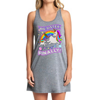 Big Sister Finally Unicorn Tank Dress | Artistshot