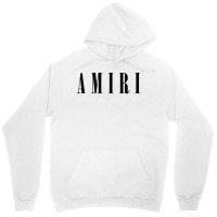 Amiri Black Font Unisex Hoodie | Artistshot