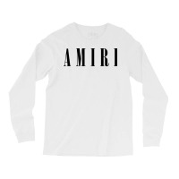 Amiri Black Font Long Sleeve Shirts | Artistshot