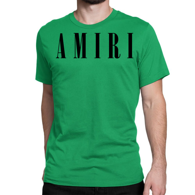 Amiri Black Font Classic T-shirt by znaidiativot | Artistshot