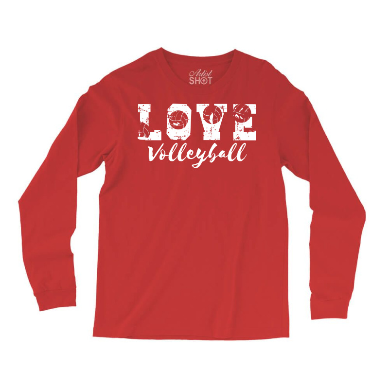 Love Volleyball Trending Long Sleeve Shirts by blumenrubanq | Artistshot