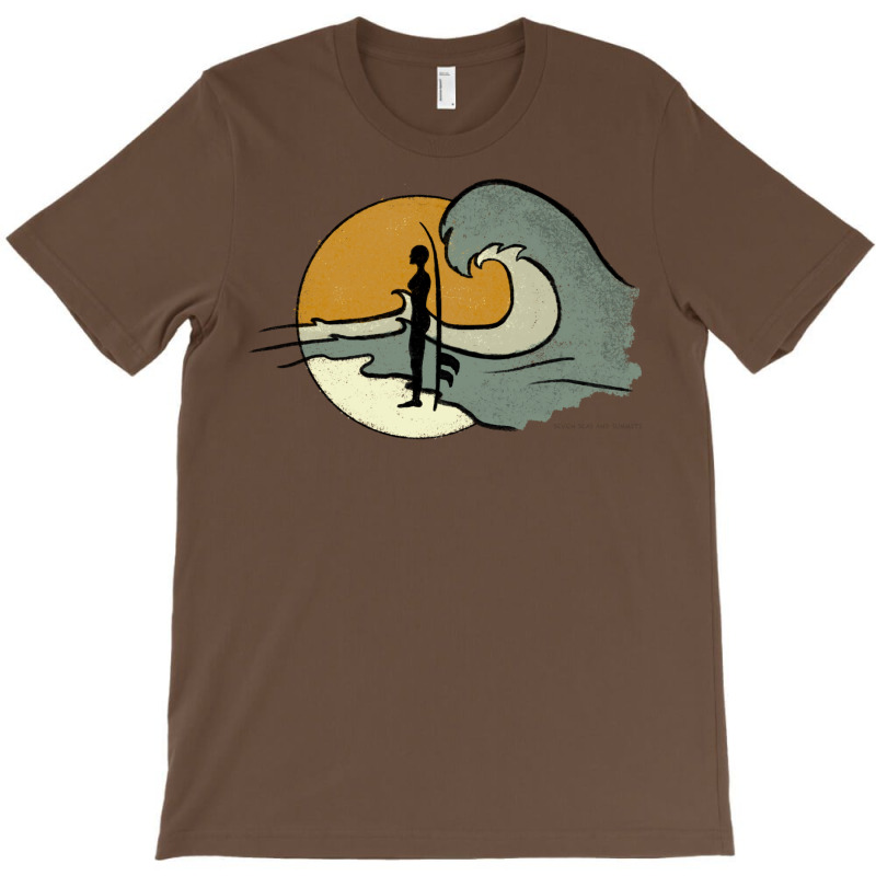 Sea Surf Big Front Print Nature T-shirt | Artistshot