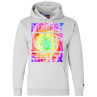 Big Sister Again Funny Tie Dye Biggest Big Sister Champion Hoodie | Artistshot