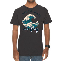 Ride A Wave Surfing Aesthetic Vintage T-shirt | Artistshot